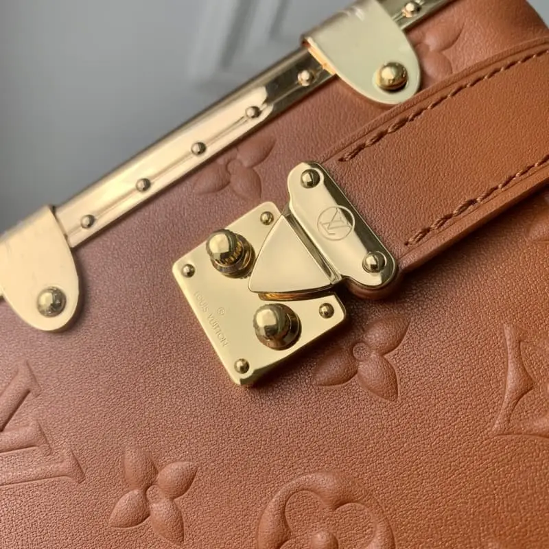 M21477 Golden Brown Full Leather 21x14x6cm High Quality Bags - Image 5