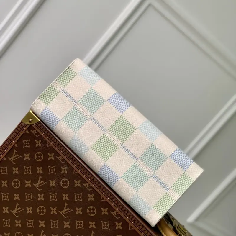 N40518 Blue Grid 35x27x14cm High Quality Bags - Image 4