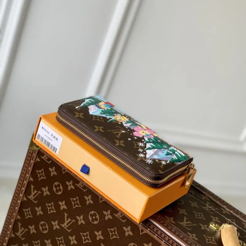 M60018 Snowflake Zipper Wallet 19.5x10.5x2.5cm High Quality Bags - Image 3