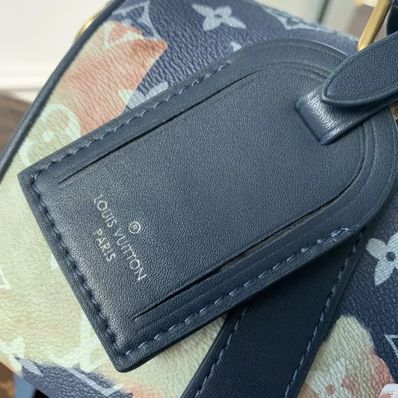 M46271 Flame Rose Silk Screen Printing 25x15x11cm High Quality Bags - Image 4