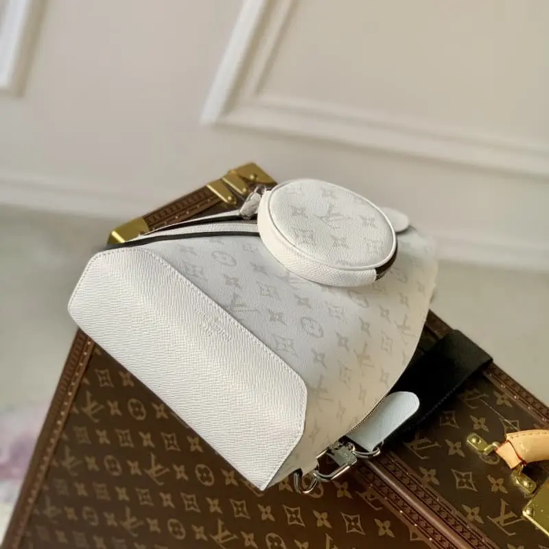 M30936 White Flower 20x42x6cm High Quality Bags - Image 4