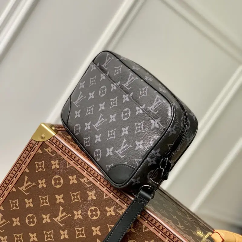 N60501 Black Flower 25x15.5x6.5cm High Quality Bags - Image 4