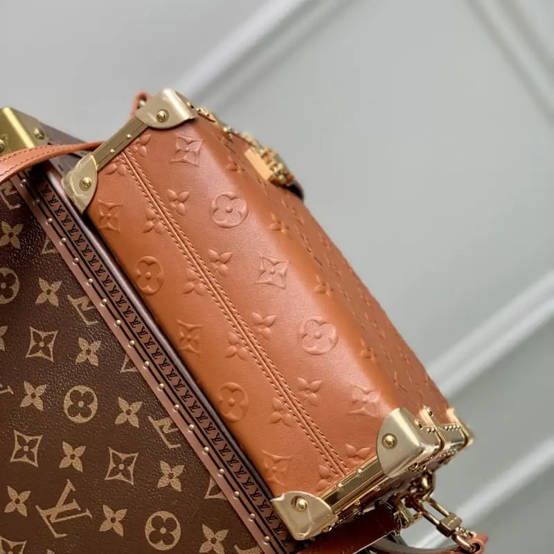 M21477 Golden Brown Full Leather 21x14x6cm High Quality Bags - Image 4