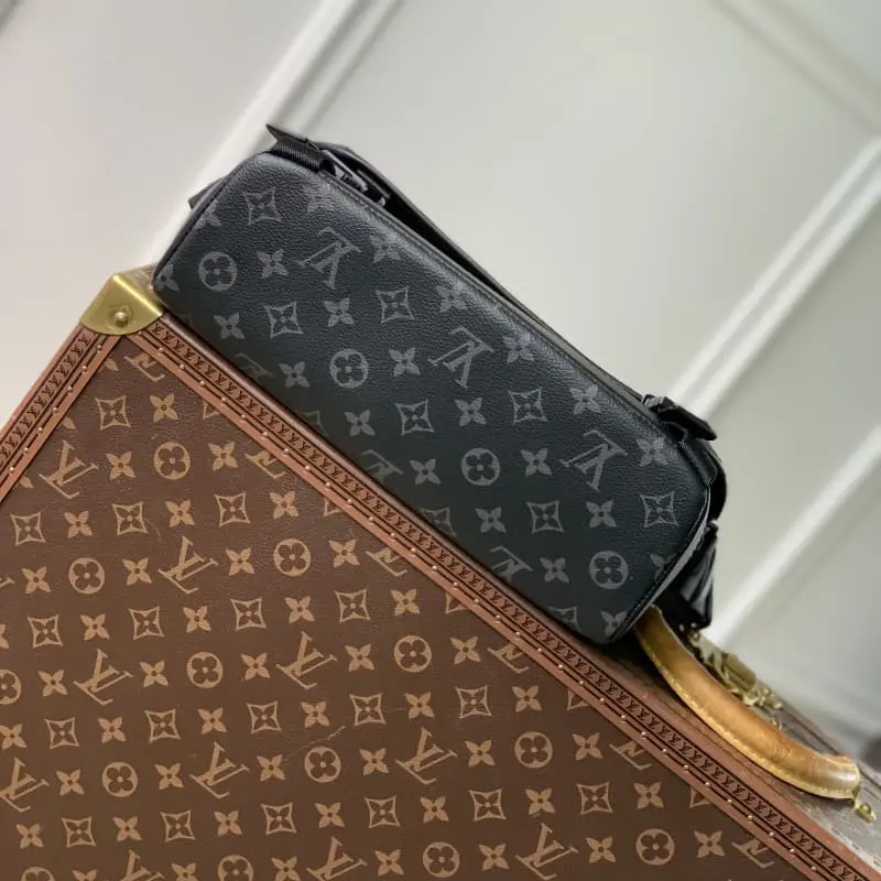 M12517 Black Flower S1 22.5x11x33cm High Quality Bags - Image 4