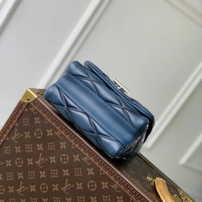 M12434 Denim Blue 14x9x20cm High Quality Bags - Image 4