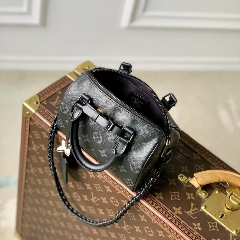 M24606 Black Flower S1 18x12.5x11cm High Quality Bags - Image 5