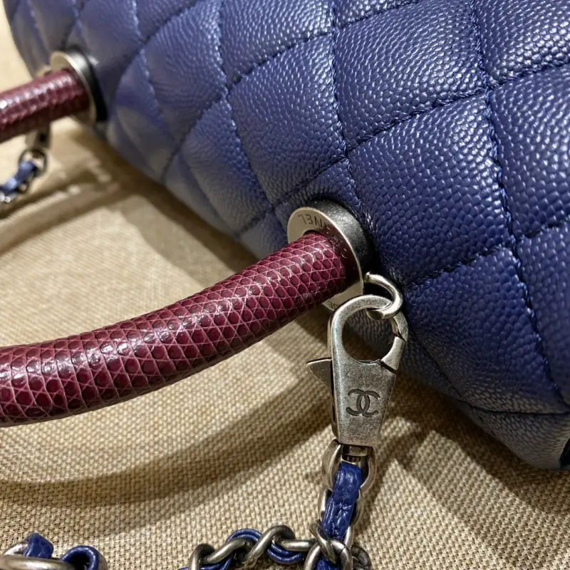 Small 24cm Lizard Handle CM 3 High Quality Bags - Image 4