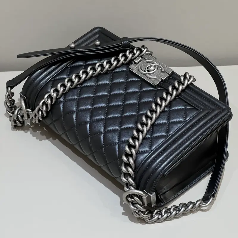 Leboy Medium 25cm Sheepskin High Quality Bags - Image 4