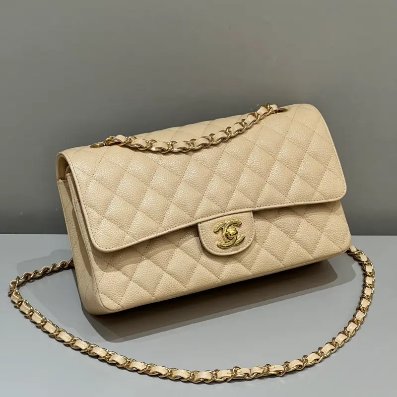 CF Medium 25cm Lychee Pattern Cowhide CM 6 High Quality Bags - Image 4