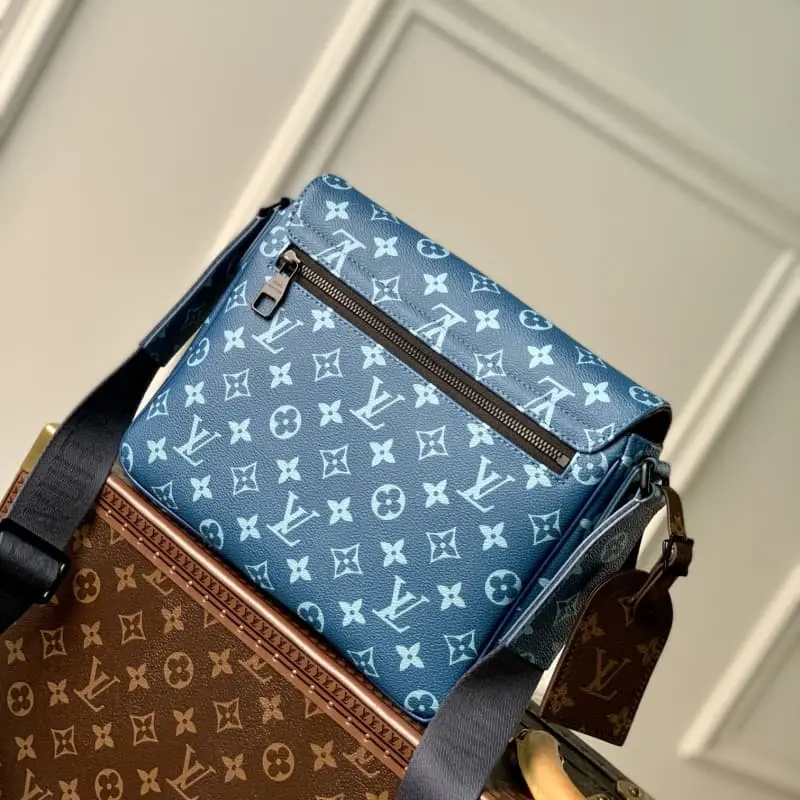 M23785 blue silk screen 26x20x7cm High Quality Bags - Image 3