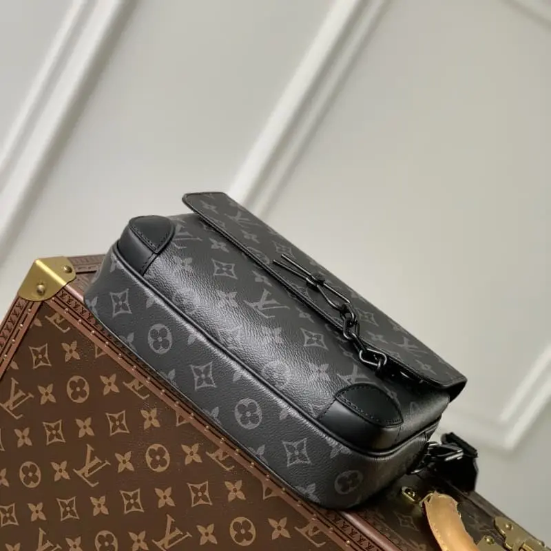 M46795 Black Flower 24x17x5cm High Quality Bags - Image 3