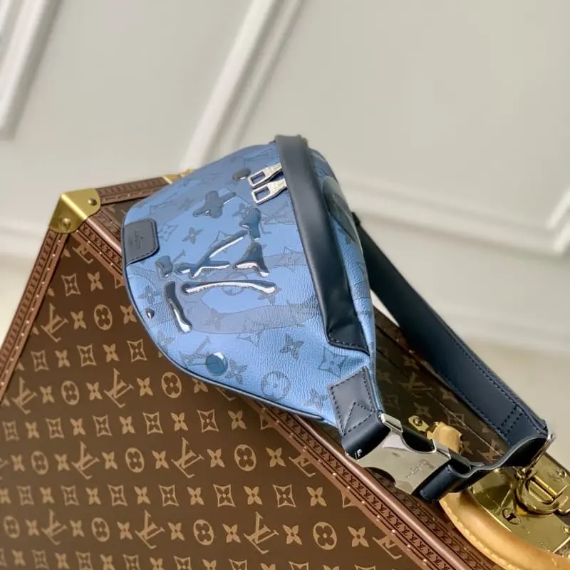 M22576 Crystal Dark Blue 44x15x9cm High Quality Bags - Image 3