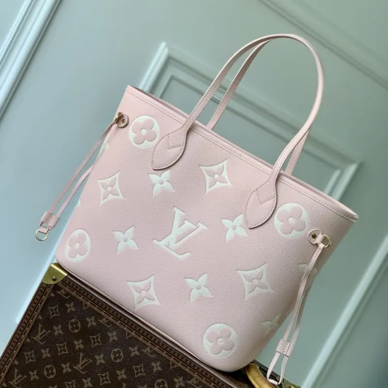 M14210 Pink Silk Screen 28x14x31cm High Quality Bags - Image 3