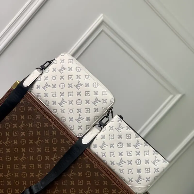 M24754 White Gray 25x18.5x7cm High Quality Bags - Image 3