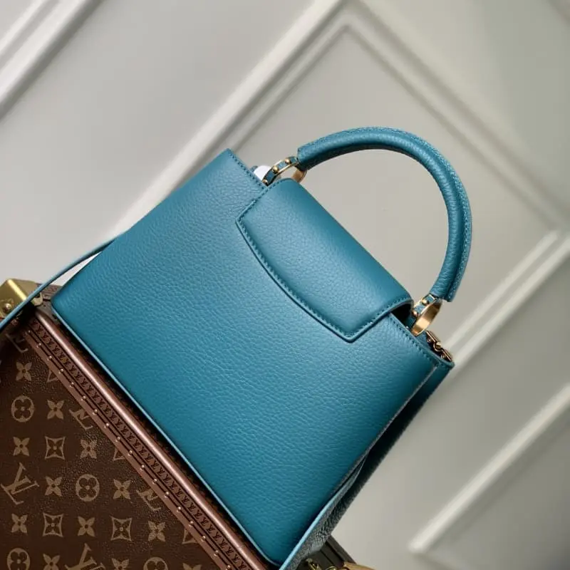 M23766 Blue Corolla 27x18x9cm High Quality Bags - Image 3