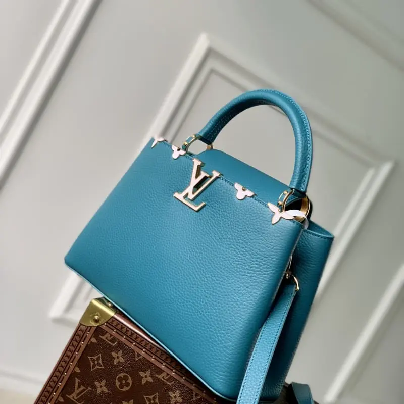 M23766 Blue Corolla 31.5x20x11cm High Quality Bags - Image 3