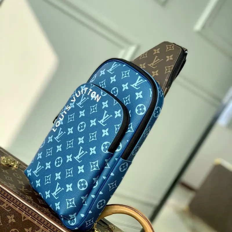 M23782 blue silk screen 20x31x7cm High Quality Bags - Image 3