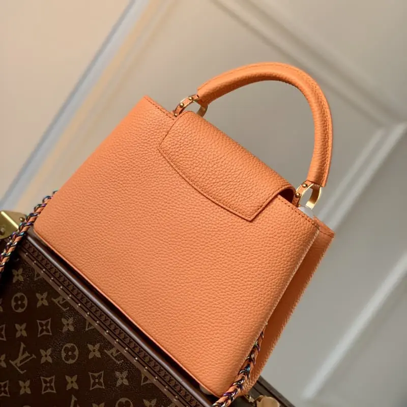 M22055 Coral Orange 27x18x9cm High Quality Bags - Image 3
