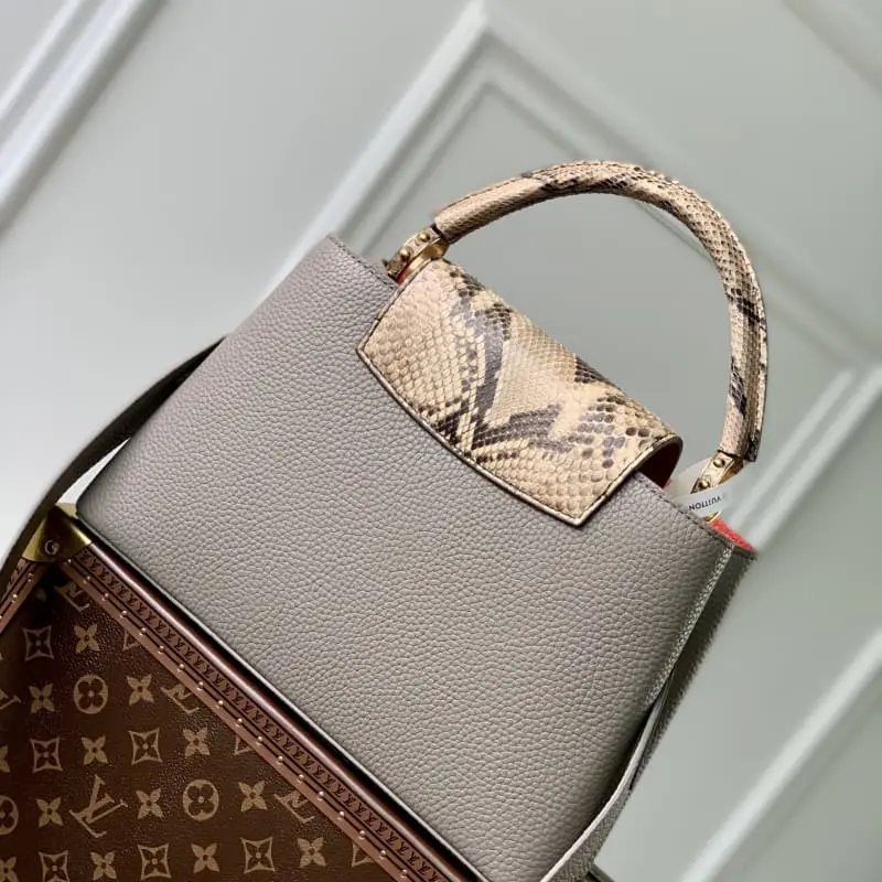 M82068 Light Brown Snake Pattern 31.5x20x11cm High Quality Bags - Image 3