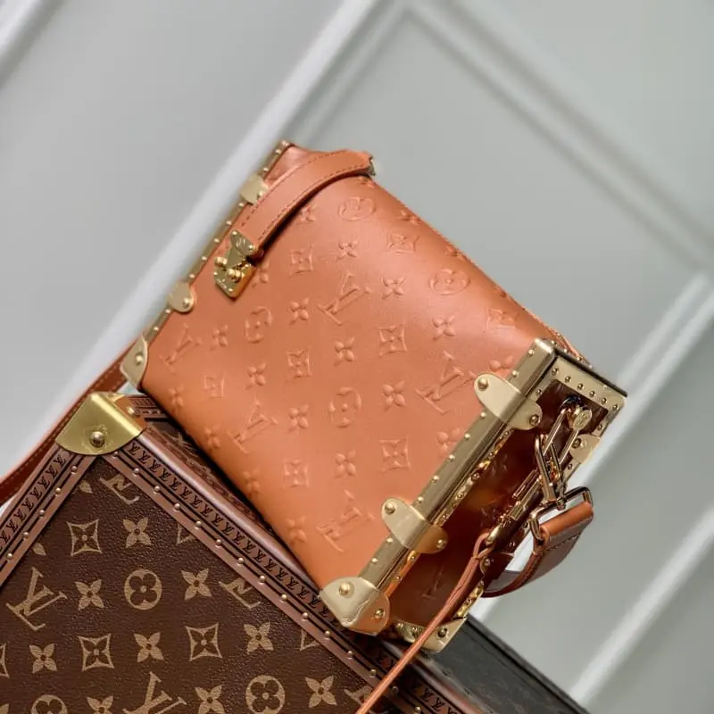 M21477 Golden Brown Full Leather 21x14x6cm High Quality Bags - Image 3