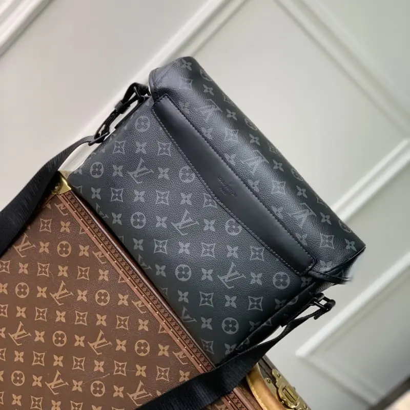 M12517 Black Flower S1 22.5x11x33cm High Quality Bags - Image 3