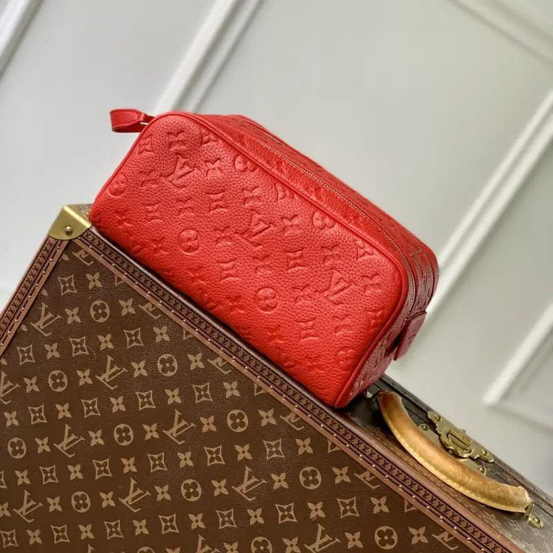 M12863 Embossed Red 28x15x16.5cm High Quality Bags - Image 3