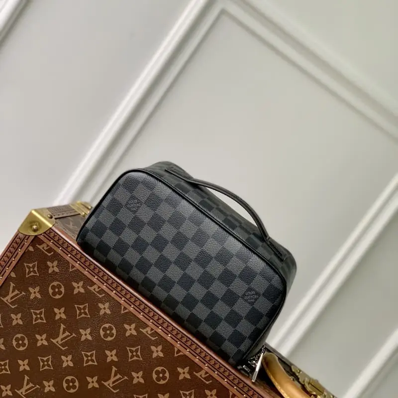 M11750 Black Grid 24x13x13cm High Quality Bags - Image 3