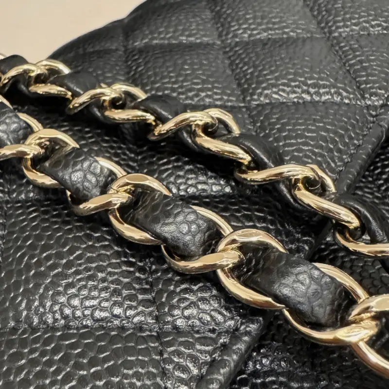 Medium 25cm Litchi Pattern Leather CM 9 High Quality Bags - Image 9