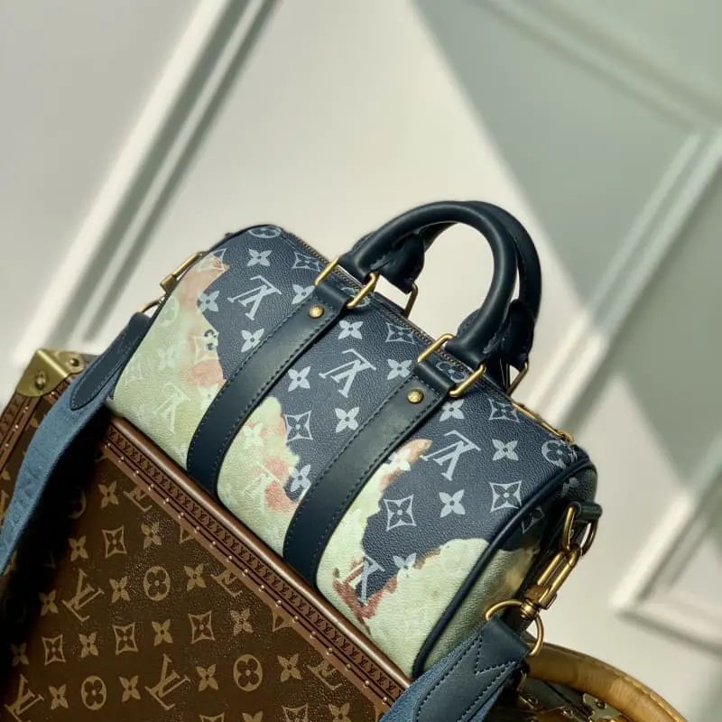 M46271 Flame Rose Silk Screen Printing 25x15x11cm High Quality Bags - Image 2