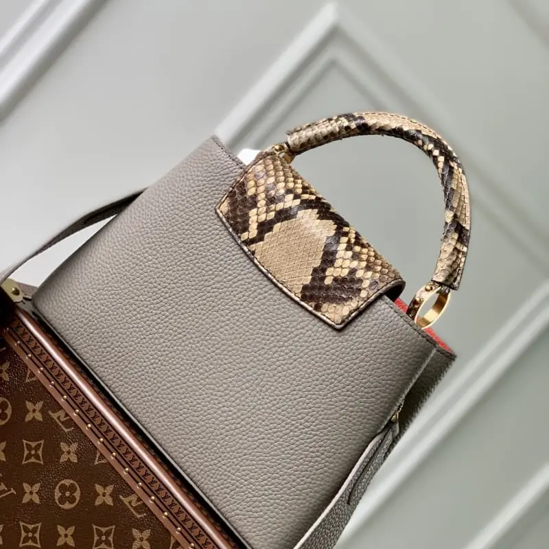 M82068 Light brown snake pattern 27x18x9cm High Quality Bags - Image 2