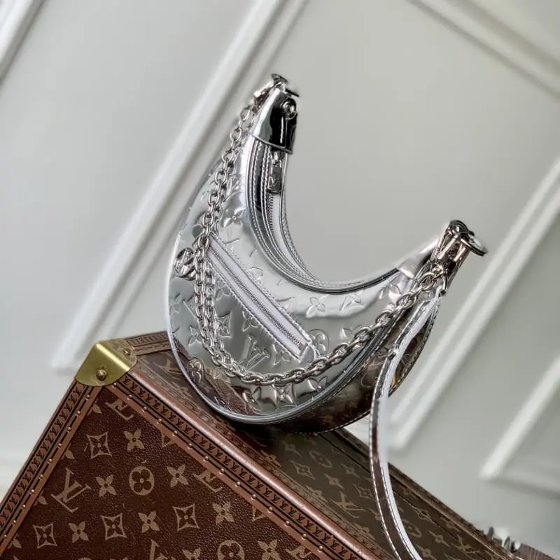 M11833 Silver 23x13x6cm High Quality Bags - Image 2