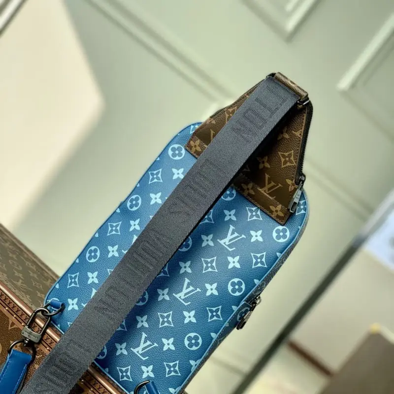 M23782 blue silk screen 20x31x7cm High Quality Bags - Image 2