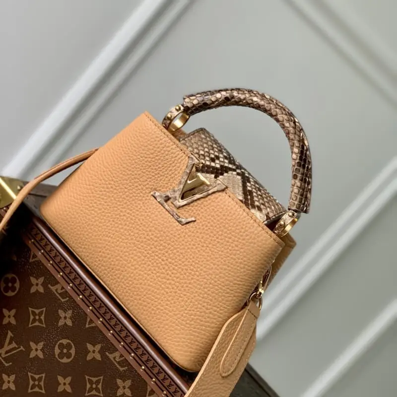 N80741 Tan with Python patternMini 21x14x9cm High Quality Bags