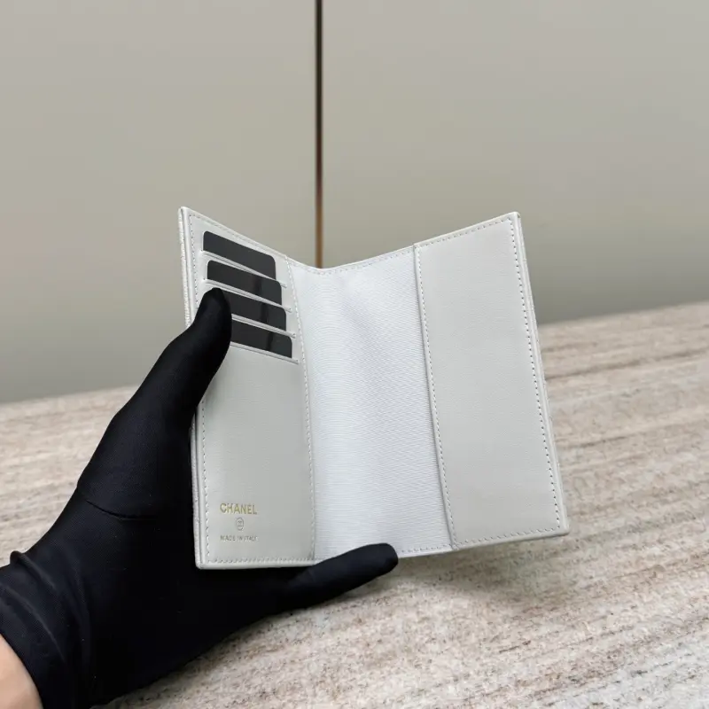 25c Passport Holder Grey Gold High Quality Bags - Image 5