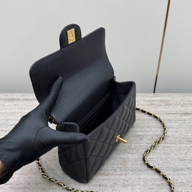 25p Double Chain Black High Quality Bags - Image 6