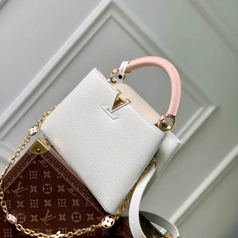 M20708 White with powder 27x18x9cm High Quality Bags - Image 3