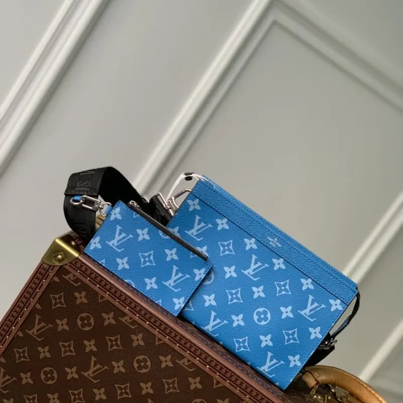 M81124 Blue Flower 18.5x11x6.5cm High Quality Bags