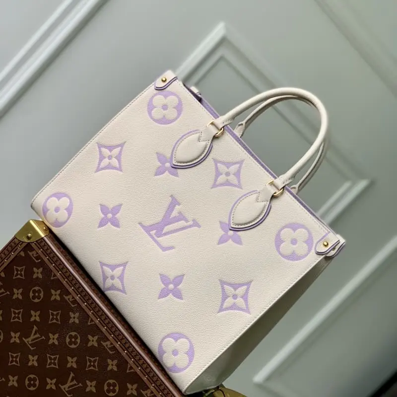 M45494 Silk Screen Purple 34x26x13cm High Quality Bags