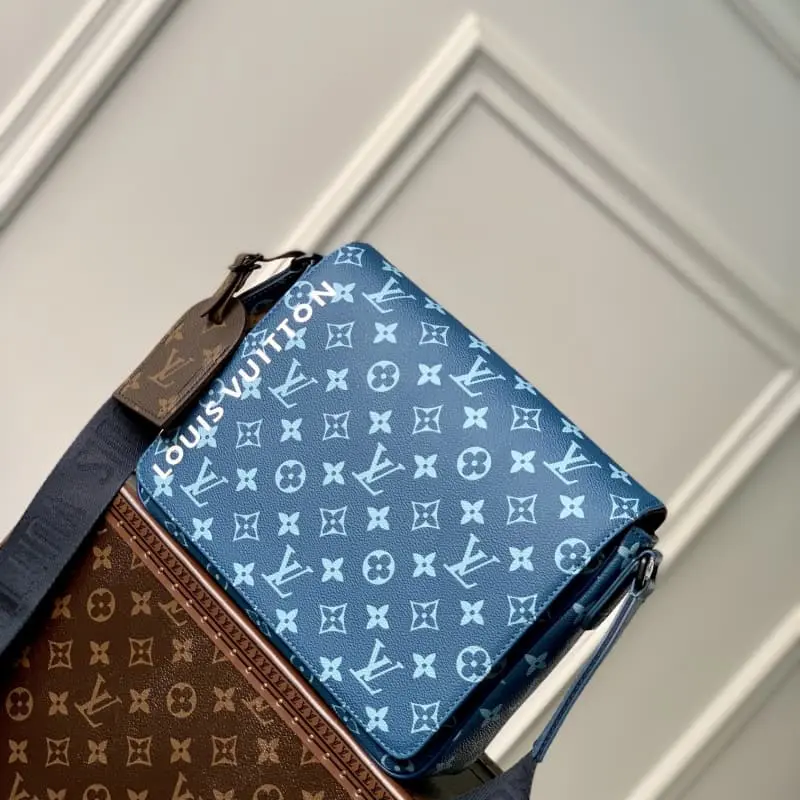 M23785 blue silk screen 26x20x7cm High Quality Bags