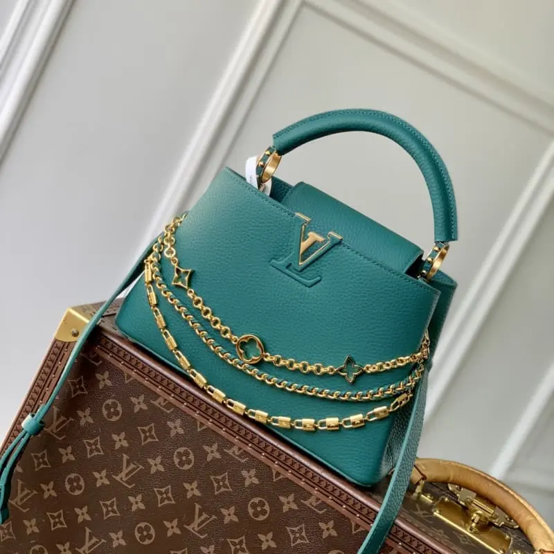 M12345 Small Green 17.3x9x27cm High Quality Bags