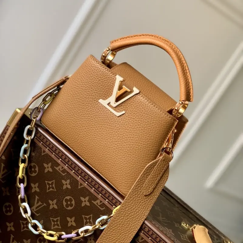 M21798 Brown gold buckle 21x14x8cm High Quality Bags