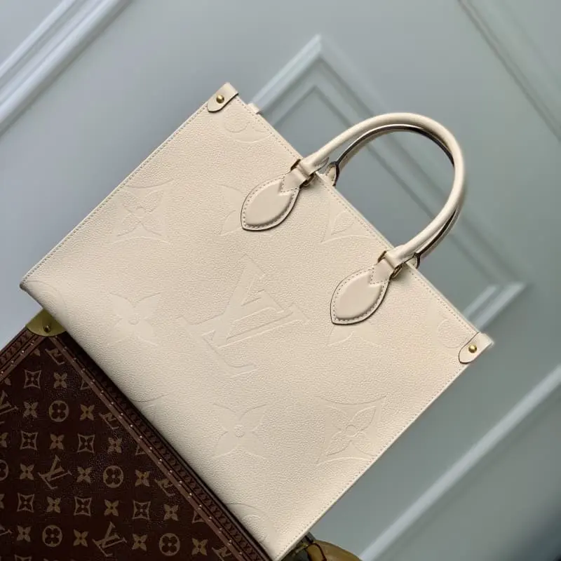 M45595 White Embossed S1 35x27x14cm High Quality Bags