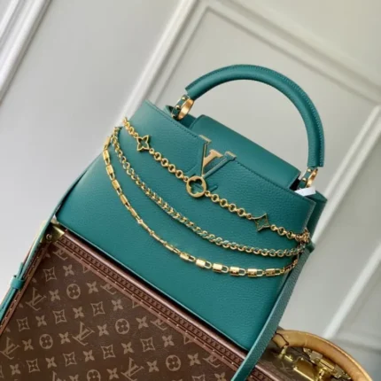 M12345Medium Green 20x11x31cm High Quality Bags