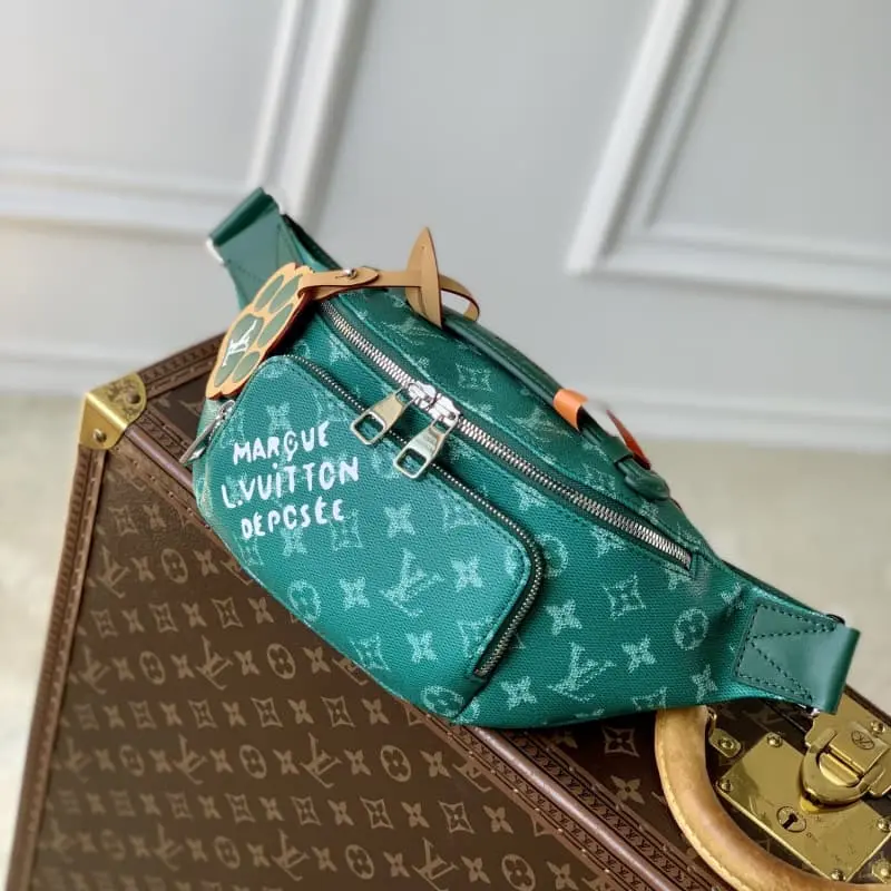 M12867 Green Flower 15x8x30cm High Quality Bags