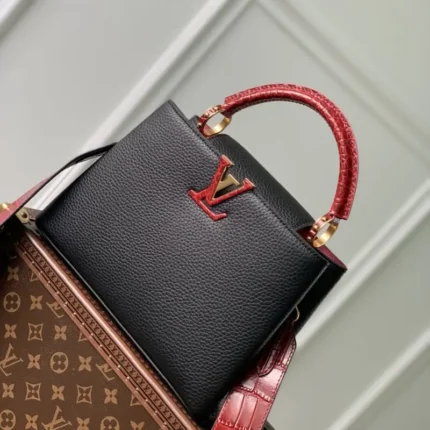 M91697 Burgundy 27x18x9cm High Quality Bags