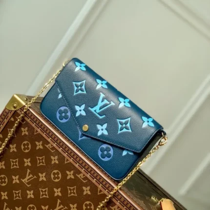 M82349 Silkscreen blue 21x12x3cm High Quality Bags