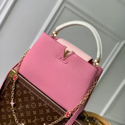 M22375 Pink 31.5x20x11cm High Quality Bags