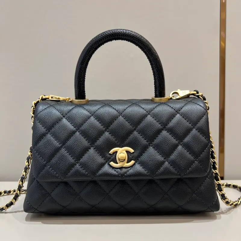 Small Size 24cm Lizard Handle High Quality Bags