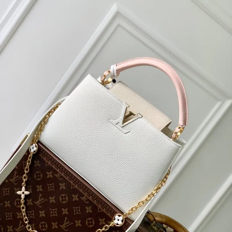 M20708 White with powder 31.5x20x11cm High Quality Bags