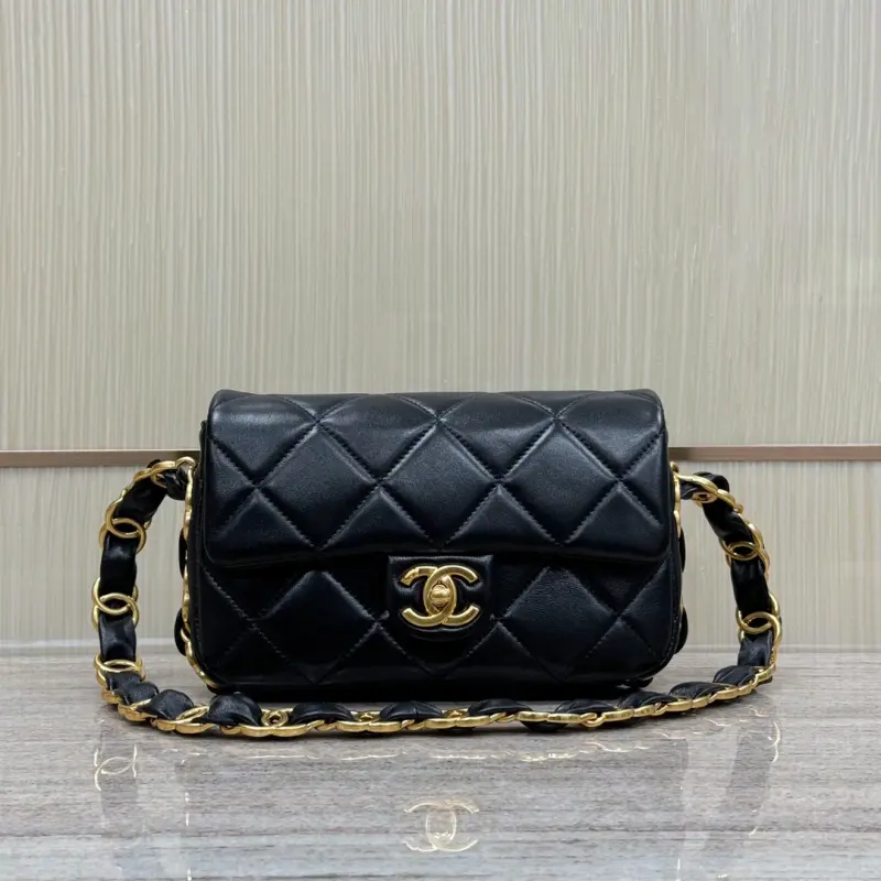 24K Thick Chain Underarm Bag High Quality Bags